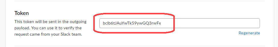 Slack Token